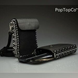 PopTop Biker Chic Pop Can Tabs Purse